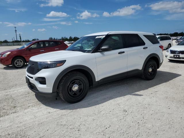 1FM5K8AW0MNA06841 - 2021 FORD EXPLORER POLICE INTERCEPTOR WHITE photo 1