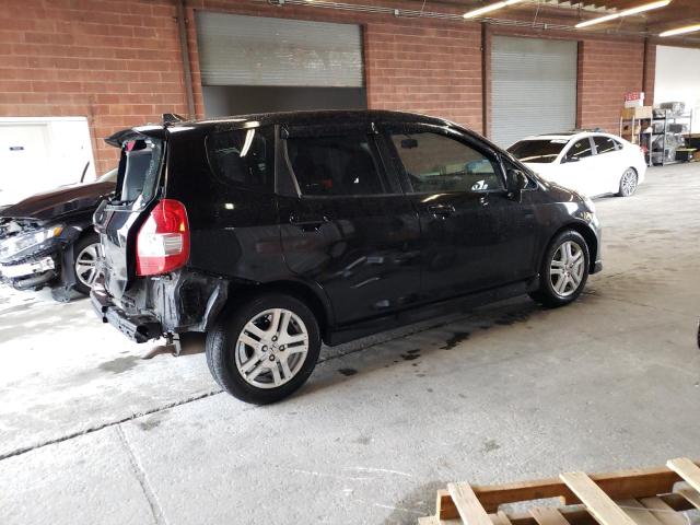 JHMGD38647S054539 - 2007 HONDA FIT S 黑色 照片 3
