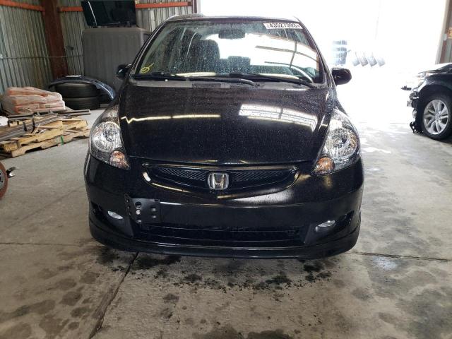 JHMGD38647S054539 - 2007 HONDA FIT S 黑色 照片 5