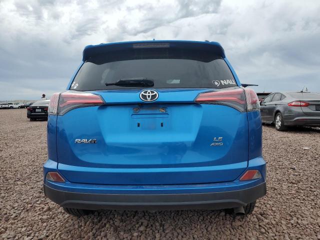 JTMBFREV0HJ129796 - 2017 TOYOTA RAV4 LE BLUE photo 6