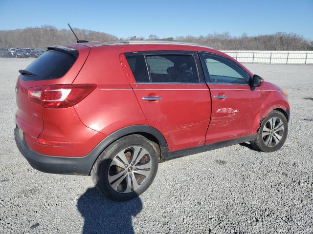 KNDPC3A24B7079027 - 2011 KIA SPORTAGE EX RED photo 3