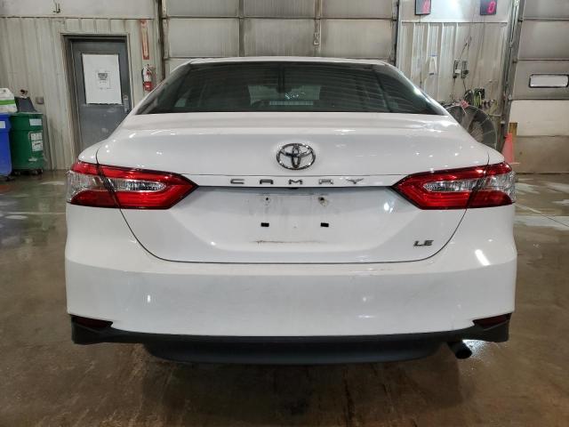 4T1B11HK5JU158289 - 2018 TOYOTA CAMRY L WHITE photo 6