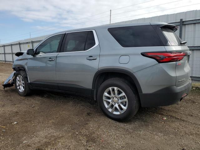 1GNERFKW3PJ284297 - 2023 CHEVROLET TRAVERSE LS GRAY photo 2