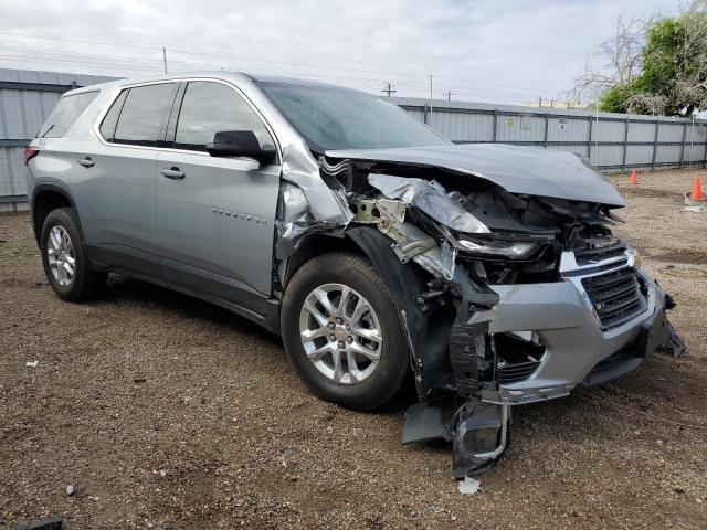 1GNERFKW3PJ284297 - 2023 CHEVROLET TRAVERSE LS GRAY photo 4