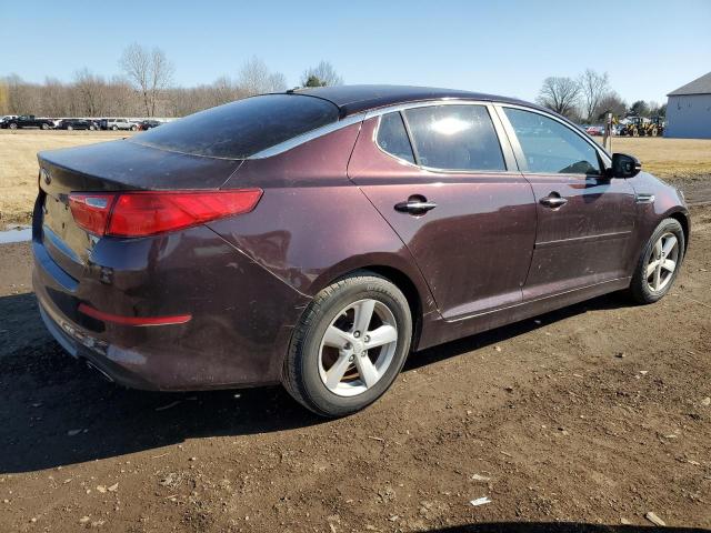 5XXGM4A71EG285268 - 2014 KIA OPTIMA LX PURPLE photo 3