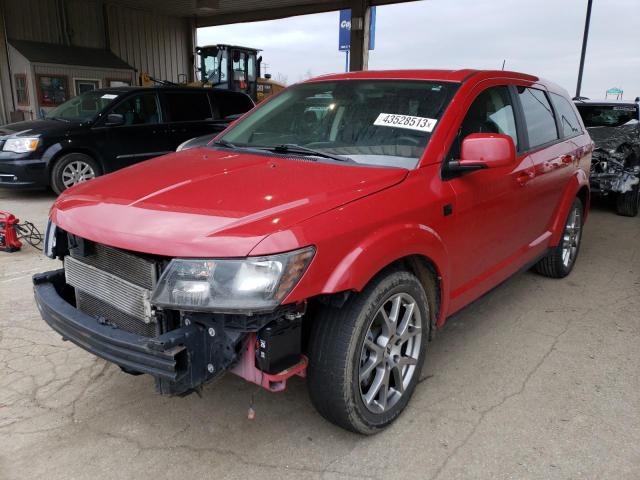 3C4PDCEG7KT681323 - 2019 DODGE JOURNEY GT RED photo 1