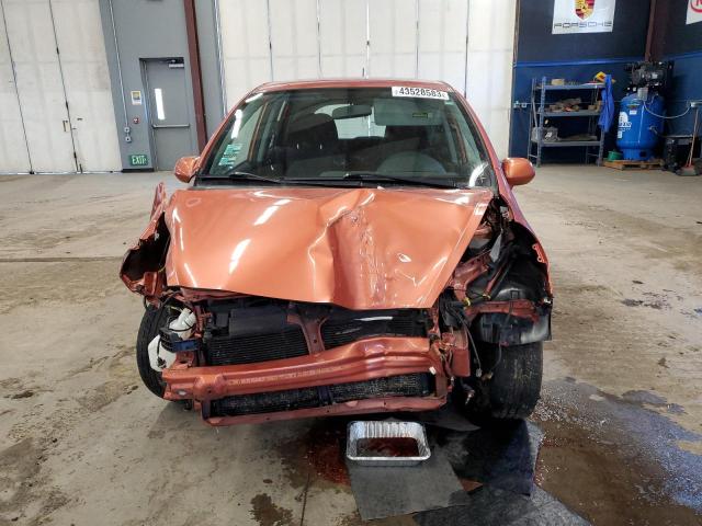 JHMGD38658S020837 - 2008 HONDA FIT SPORT ORANGE photo 5