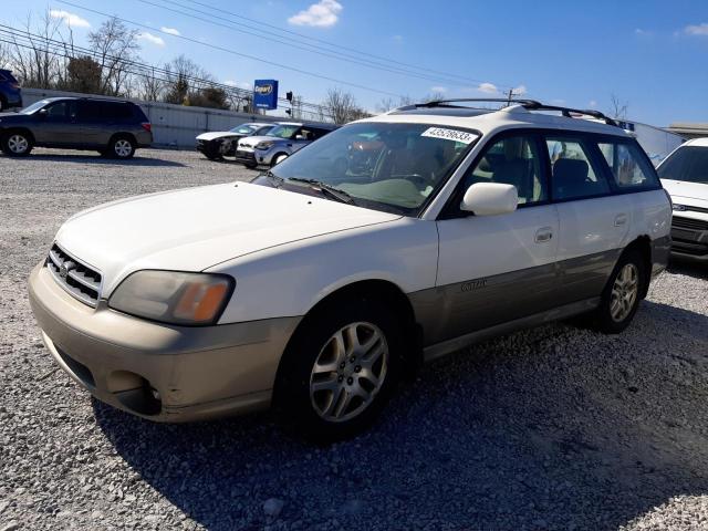 4S3BH6864Y7634783 - 2000 SUBARU LEGACY OUTBACK LIMITED WHITE photo 1