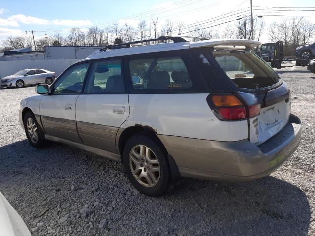 4S3BH6864Y7634783 - 2000 SUBARU LEGACY OUTBACK LIMITED WHITE photo 2