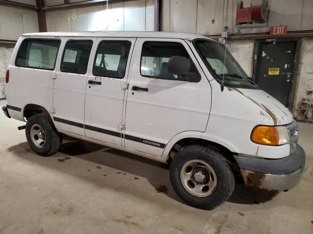 2B4HB15Y71K536247 - 2001 DODGE RAM WAGON B1500 WHITE photo 4