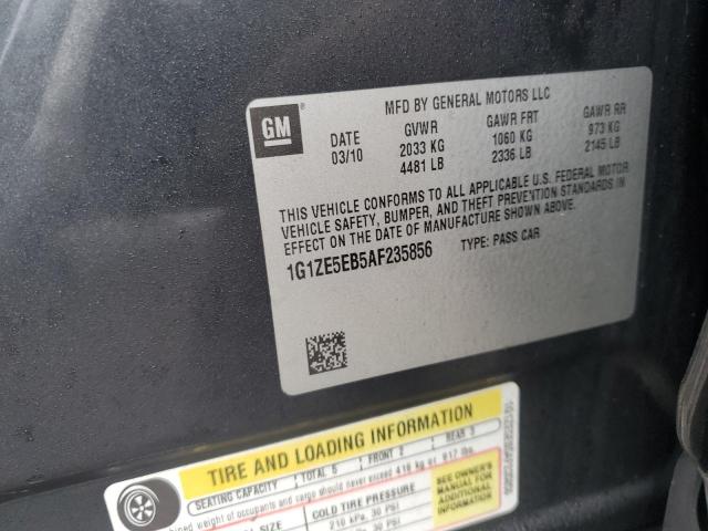 1G1ZE5EB5AF235856 - 2010 CHEVROLET MALIBU LTZ 黑色 照片 12