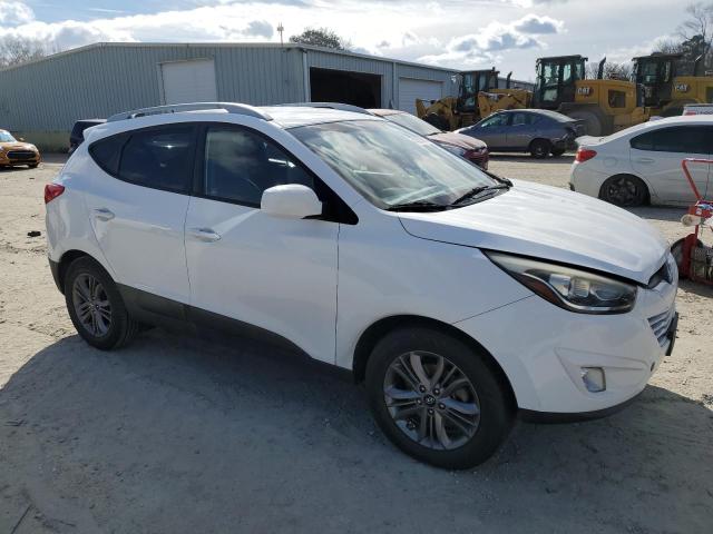 KM8JU3AG4EU820387 - 2014 HYUNDAI TUCSON GLS WHITE photo 4