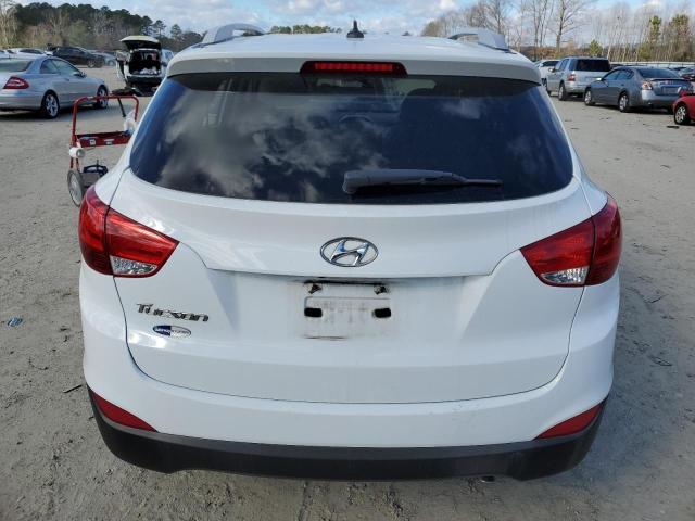 KM8JU3AG4EU820387 - 2014 HYUNDAI TUCSON GLS WHITE photo 6