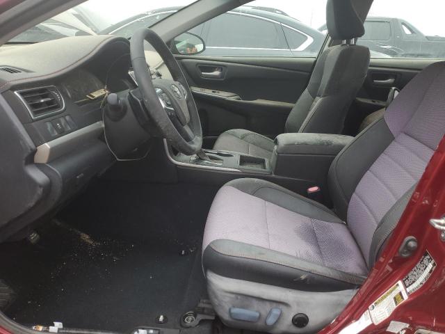 4T1BF1FK0GU568303 - 2016 TOYOTA CAMRY LE RED photo 7