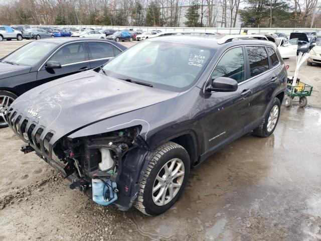 1C4PJMCS6HW596689 - 2017 JEEP CHEROKEE LATITUDE GRAY photo 1