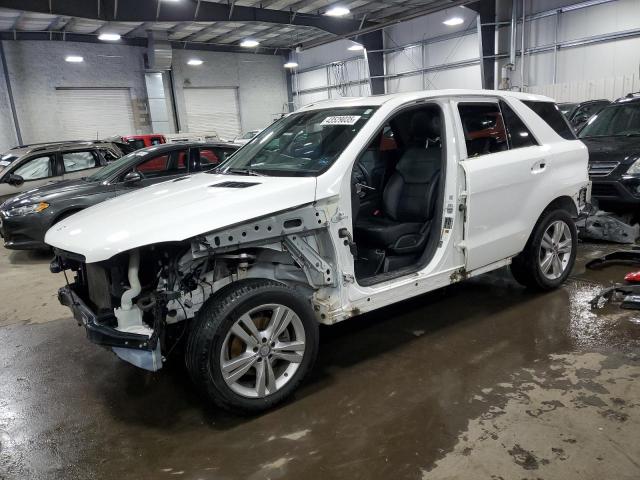 4JGDA5HB0FA592449 - 2015 MERCEDES-BENZ ML 350 4MATIC WHITE photo 1