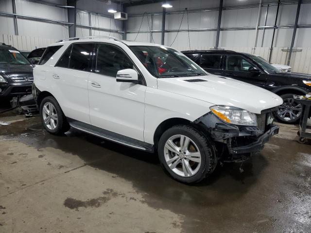 4JGDA5HB0FA592449 - 2015 MERCEDES-BENZ ML 350 4MATIC WHITE photo 4