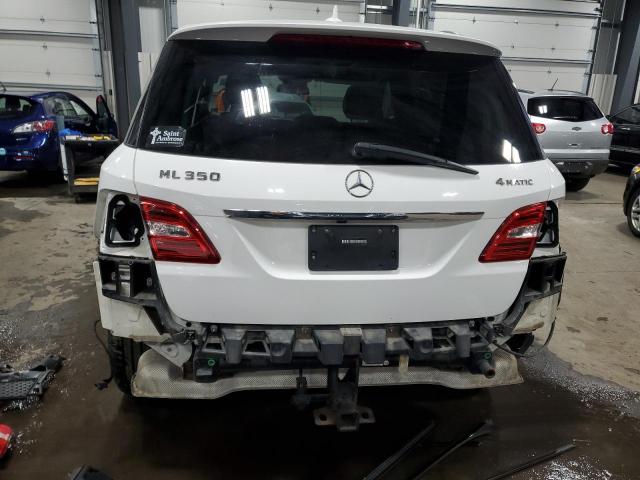 4JGDA5HB0FA592449 - 2015 MERCEDES-BENZ ML 350 4MATIC WHITE photo 6