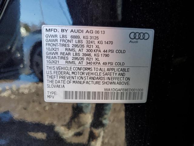 WA1DGAFE8ED001008 - 2014 AUDI Q7 PRESTIGE GRAY photo 13