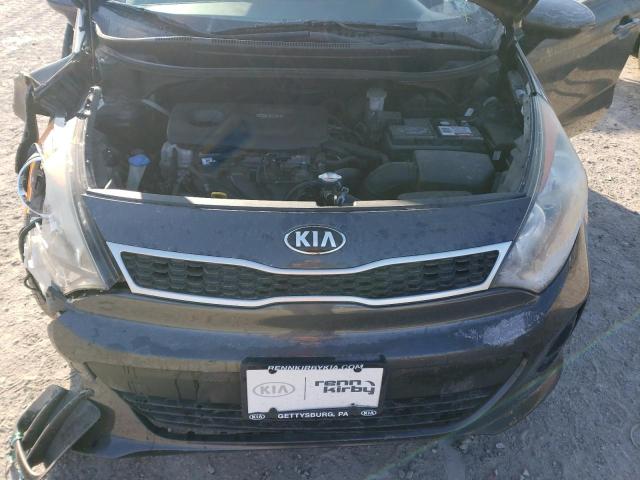 KNADN5A30G6575907 - 2016 KIA RIO EX CHARCOAL photo 11