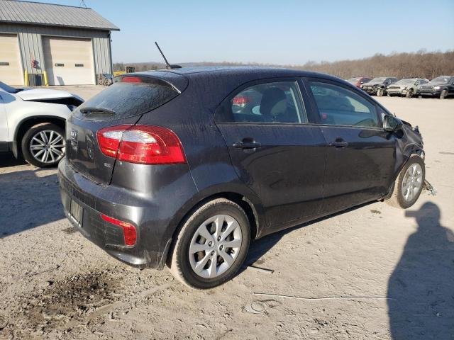 KNADN5A30G6575907 - 2016 KIA RIO EX CHARCOAL photo 3