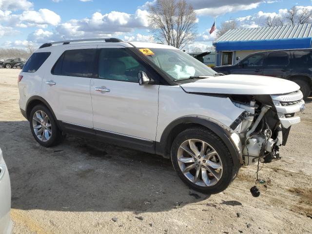 1FMHK7D88CGA13253 - 2012 FORD EXPLORER XLT WHITE photo 4