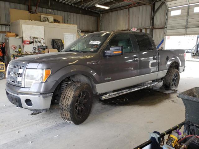 1FTFW1ET1DKG52895 - 2013 FORD F150 SUPERCREW GRAY photo 1