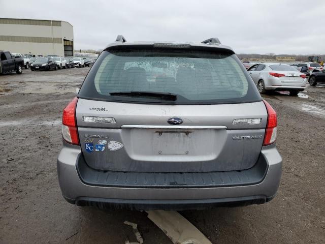 4S4BP60C187328950 - 2008 SUBARU OUTBACK GRAY photo 6