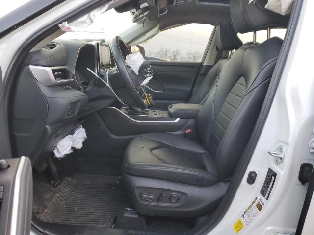 5TDGZRBH0NS242092 - 2022 TOYOTA HIGHLANDER XLE WHITE photo 7