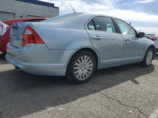 3FADP0L30AR295059 - 2010 FORD FUSION HYBRID BLUE photo 3