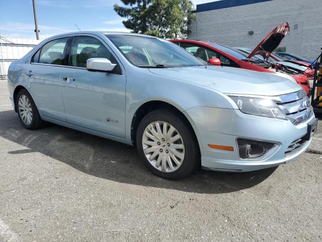 3FADP0L30AR295059 - 2010 FORD FUSION HYBRID BLUE photo 4