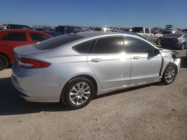 3FA6P0G76HR273728 - 2017 FORD FUSION S SILVER photo 3