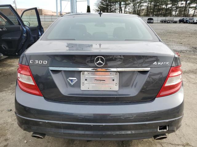 WDDGF8BBXAR111149 - 2010 MERCEDES-BENZ C 300 4MATIC GRAY photo 6