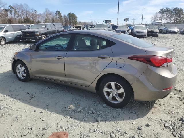 5NPDH4AE9EH506965 - 2014 HYUNDAI ELANTRA SE BROWN photo 2