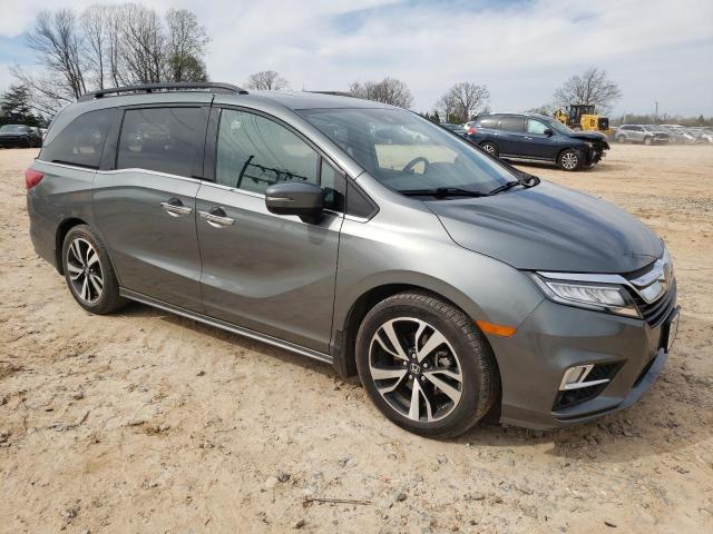 5FNRL6H93JB001330 - 2018 HONDA ODYSSEY ELITE GRAY photo 4