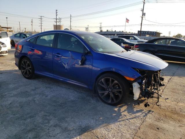 2HGFC2F89LH593451 - 2020 HONDA CIVIC SPORT 蓝色 照片 4