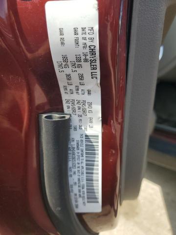 1J8HG48K39C516353 - 2009 JEEP COMMANDER SPORT წითელი ფოტო 13