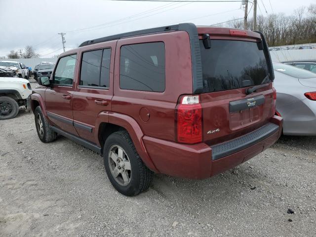 1J8HG48K39C516353 - 2009 JEEP COMMANDER SPORT წითელი ფოტო 2