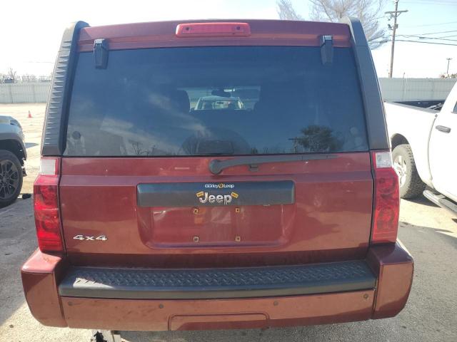 1J8HG48K39C516353 - 2009 JEEP COMMANDER SPORT წითელი ფოტო 6