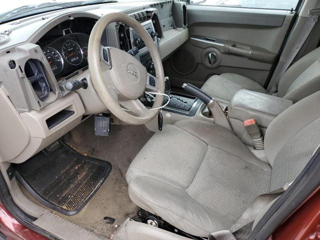 1J8HG48K39C516353 - 2009 JEEP COMMANDER SPORT წითელი ფოტო 7