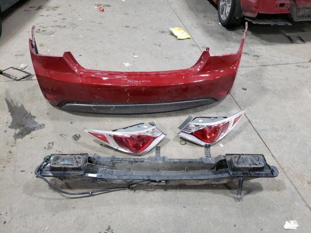 KMHEC4A49DA050784 - 2013 HYUNDAI SONATA HYBRID RED photo 12