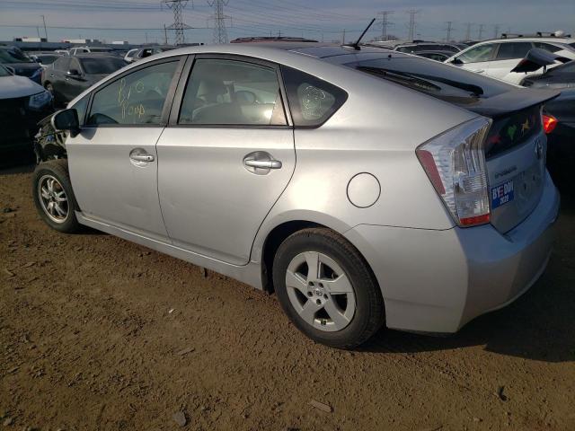 JTDKN3DUXA0130815 - 2010 TOYOTA PRIUS SILVER photo 2