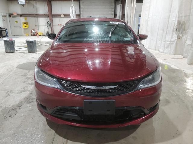 1C3CCCBBXGN134830 - 2016 CHRYSLER 200 S RED photo 5