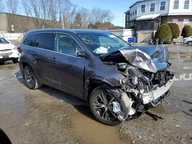 5TDJKRFH2GS503844 - 2016 TOYOTA HIGHLANDER XLE GRAY photo 4
