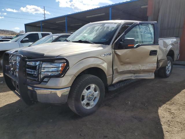 1FTFX1EF0DKE79572 - 2013 FORD F150 SUPER CAB GOLD photo 1