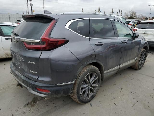 2HKRW2H90MH630176 - 2021 HONDA CR-V TOURING GRAY photo 3