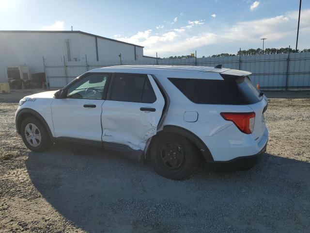 1FM5K8AB1MGB61514 - 2021 FORD EXPLORER POLICE INTERCEPTOR WHITE photo 2