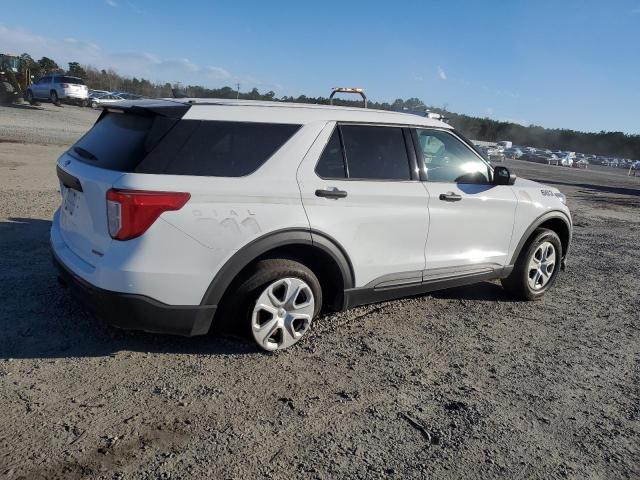 1FM5K8AB1MGB61514 - 2021 FORD EXPLORER POLICE INTERCEPTOR WHITE photo 3
