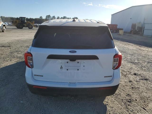 1FM5K8AB1MGB61514 - 2021 FORD EXPLORER POLICE INTERCEPTOR WHITE photo 6