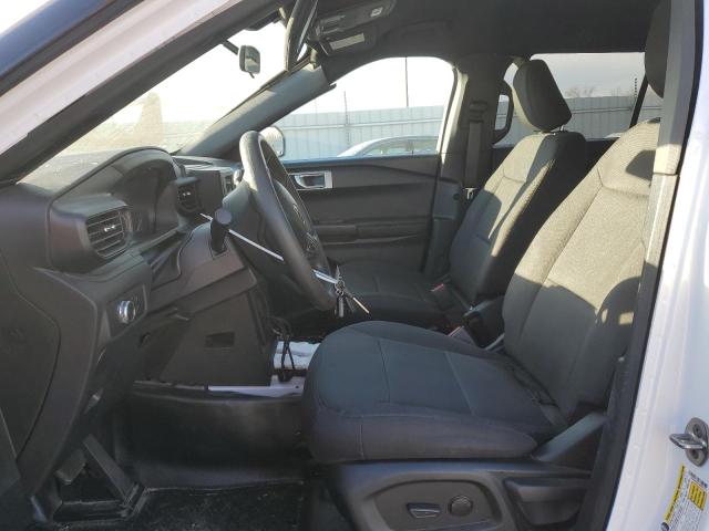 1FM5K8AB1MGB61514 - 2021 FORD EXPLORER POLICE INTERCEPTOR WHITE photo 7